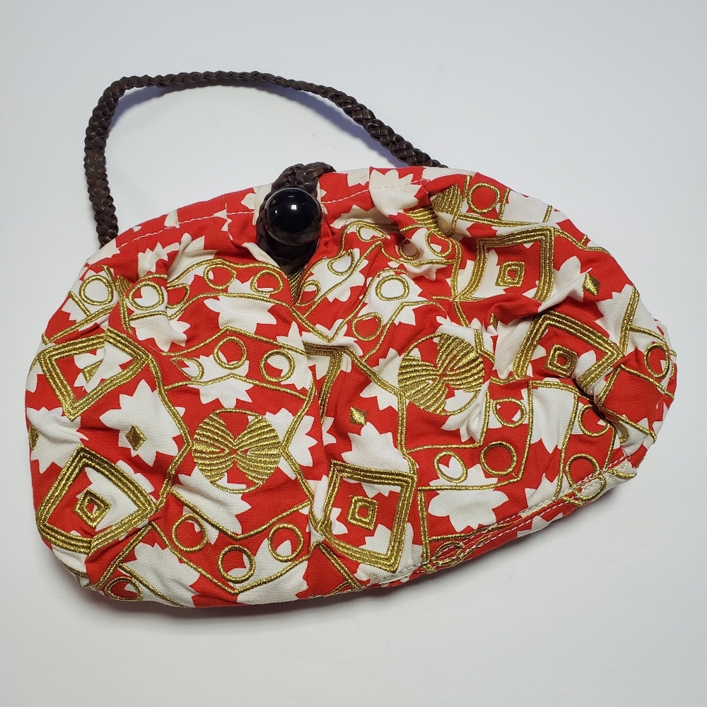 Plenty by Tracy Reese Jungle Frame Clutch Handbag